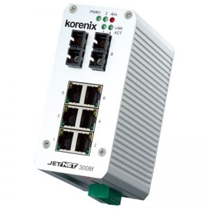 Industrial 8 Port Switch JetNet 3008 Series