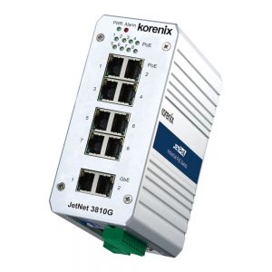 Industrial 8 Port PoE Switch JetNet 3810G v2