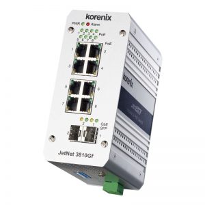 Industrial 8 Port PoE Switch JetNet 3810Gf