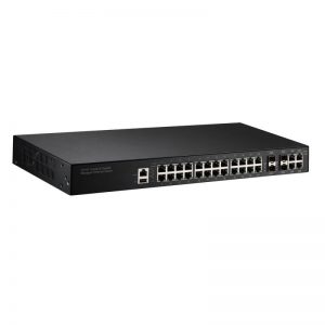 Korenix 5428 industruial rackmount fanless switch 28 port