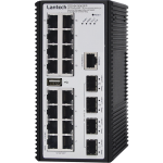 Lantech Endüstriyel 10G Yönetilen Ethernet Switch I(P)GS-6416XSFP-16-24TVI EN50155