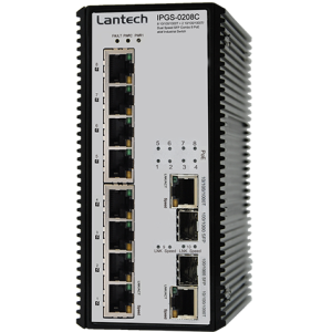 combo (8 PoE at/af) Industrial Unmanaged Switch